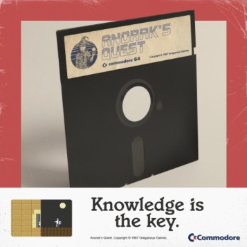 anorak's quest floppy, ready player one video games, www.nerdatron.com