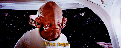 it's a trap, www.nerdatron.com, star wars