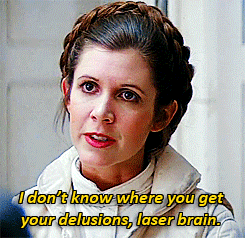 laser brain, www.nerdatron.com, star wars princess leia quotes.gif