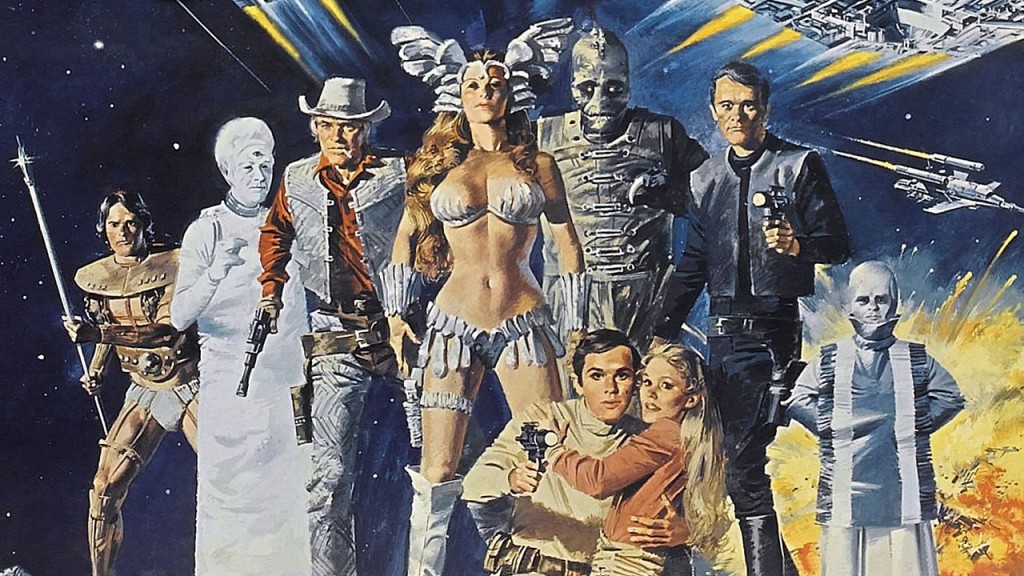 Battle Beyond The Stars Art, www.nerdatron.com, Sybil Danning as Saint-Exmin